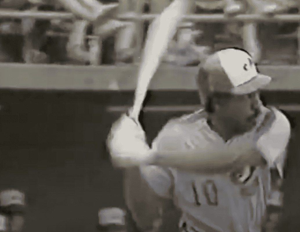 Image of Andre Dawson, showcasing his iconic playing style for the Expos.